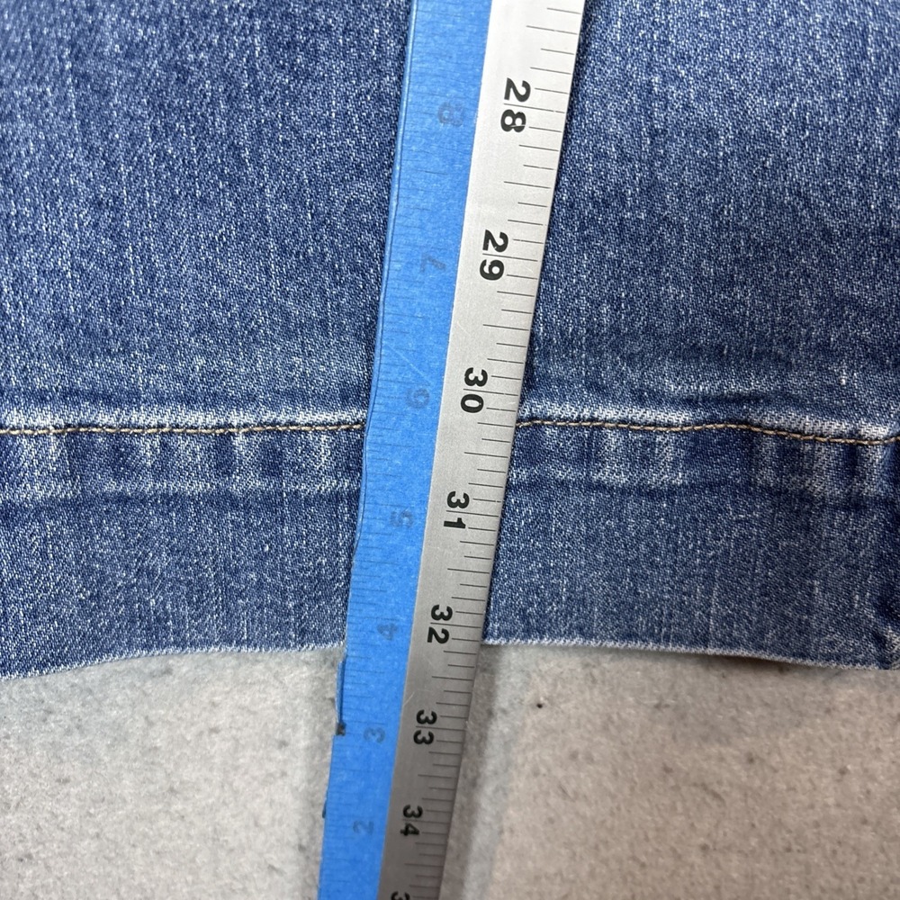 Maurices Wide Leg Jeans Women 10 Blue‎ Women Hi Rise Bohemian - Picture 8 of 11